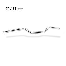 25mm 1" Handlebars Universal Motorcycle Retro Tracker Handle Drag Bars Chrome
