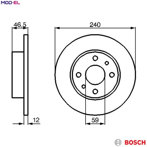 Brake disc 986 478 353 - disc,