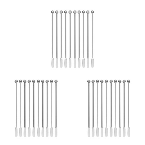 30pcs swizzle sticks metal - 30pcs,