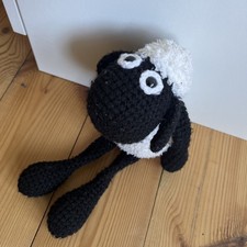 Hand-knitted Sheep black and
