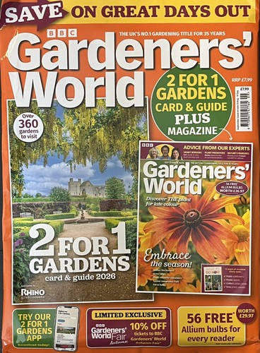 Bbc gardeners world magazine - bbc,
