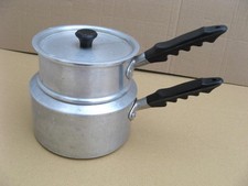 Double boiler pan  Bain marie  Porringer  Working capacity 700 millilitres