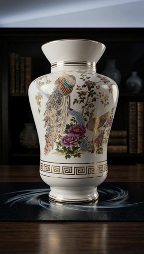 Vintage peacock porcelain - vintage,
