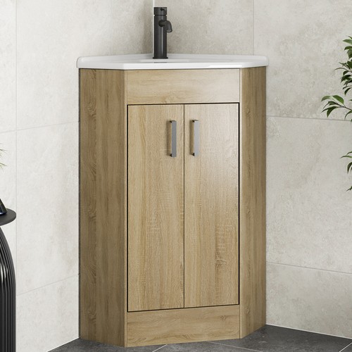 Bathroom double door corner - double,