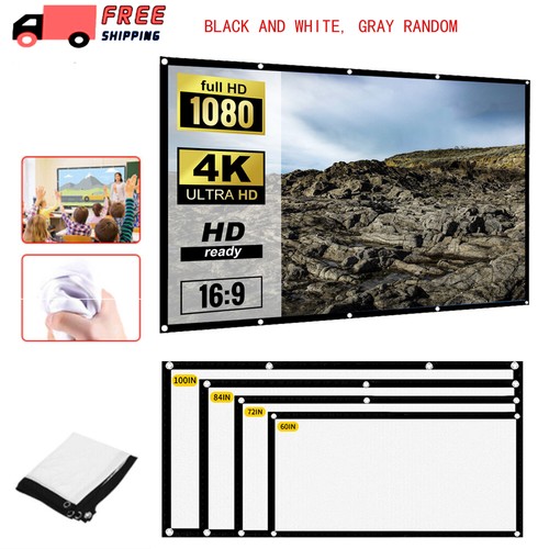 150 portable projector screen - 150",