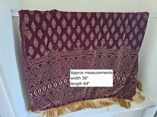 Wow stunning shawl dark red - wow,