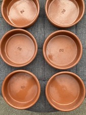 6 X Terracotta Tapas Dish
