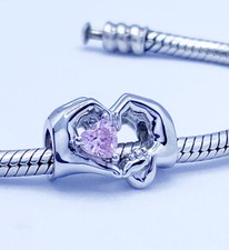 Heart Charm Bead Baby Holding