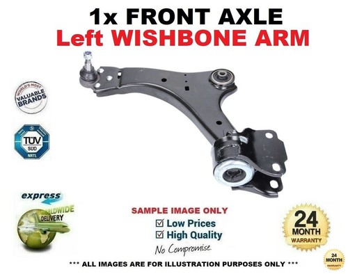 Front left lower wishbone - front,