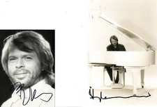 ABBA All 4 Original Signatures Autographs  Rare Benny Bjorn Agnetha Frida