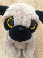 Pug dog beenie soft toy, super cute, 8 inches