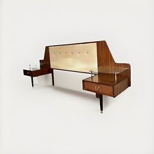 Vtg Mid Century G Plan Headboard Bedside Tables Italian Style Retro 