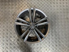 13-19 VW GOLF MK7 R LINE 18 INCH 5 STUD SEBRING GREY ALLOY WHEEL 7.5JX18 SCRATCH