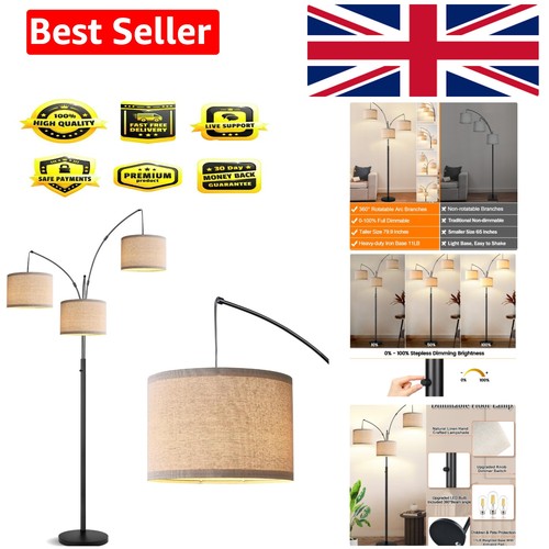 Dimmable modern arc floor - dimmable,