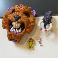 Mighty Max Grapples with Battle Cat Doom Zone Complete Vintage Playset Bluebird