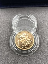 1982 Gold Proof Half sovereign with Box and COA