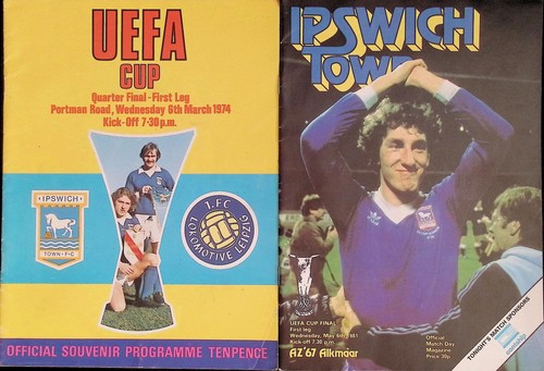 Uefa cup ipswich town - 2x,