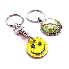 Motor Car Key Ring with Happy