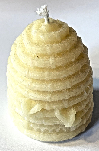 Bee skep shaped candle with - skep,