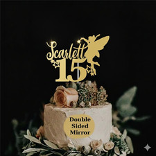 Personalised Fairy Cake Topper