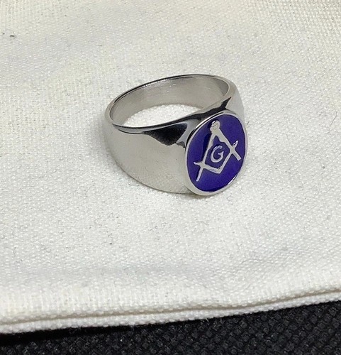 Vintage style masonic - style, ring