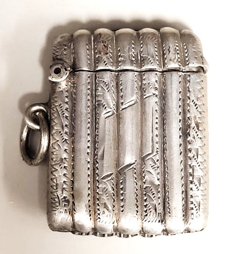 Antique sterling silver match - antique,