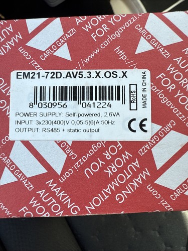 Carlo gavazzi em21 three - carlo, em21-7