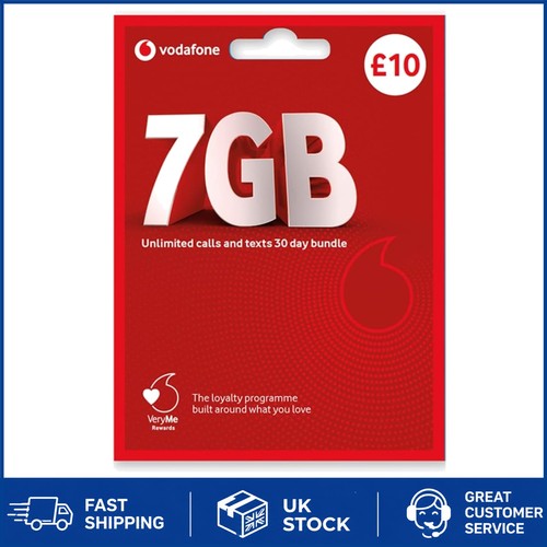 7gb vodafone sim - sim,