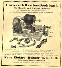 Universal hobbyists lathe metal and woodworking - electric bean Cannstadt