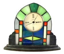 Vintage Linden Clock Stained