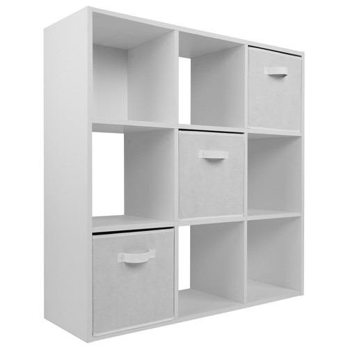 White cube drawer storage - white,