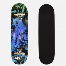 M.Y X-Skate Complete Skateboard 31' Double Kick Beginner board for Kids Adults