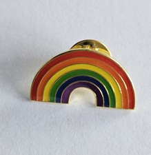 Rainbow pride pin - pride,
