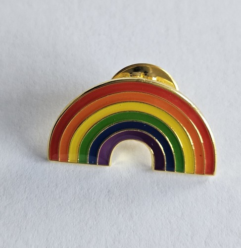 Rainbow pride pin badge - pride,