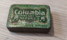 Vintage COLUMBIA Extra Soft Tone Gramophone Phonograph Needles in Original Tin