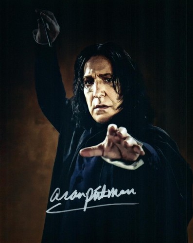 Alan rickman signed 8x10 photo - alan,