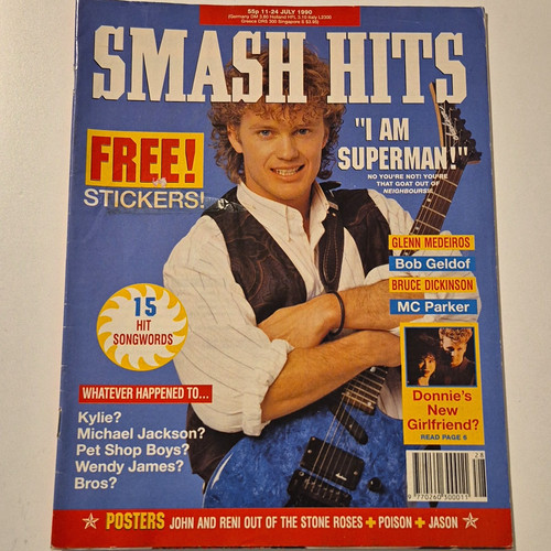 Smash hits magazine - magazine, issue