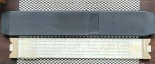 1970s Vintage British Thornton Slide Rule In original plastic case.