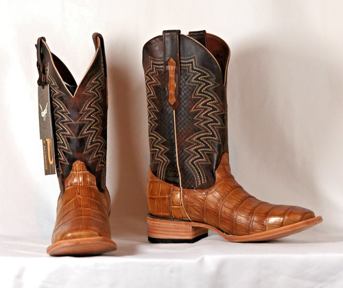 Mens tan american alligator - mens,