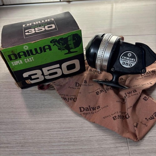 Daiwa super cast 350 reel - cast, with