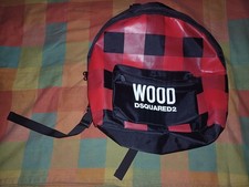 DSQUARED2 WOOD Iconic Backpack / Rucksack / College / Gym Bag
