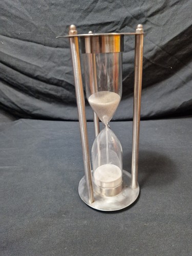 Metal sand timer hourglass - sand,