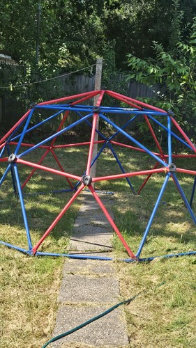 Red and blue - red,