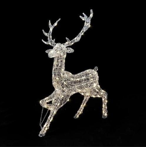 Acrylic led reindeer stag - acrylic,
