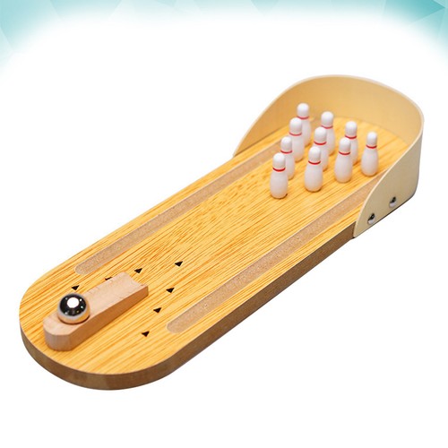 Wooden bowling game mini - bowling,