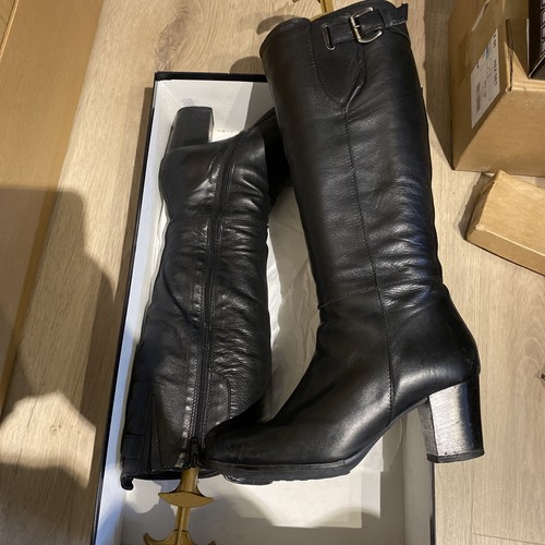Manas black leather - leather, boots