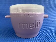 Melii Snack and Go Pod Food Container 4 Oz Stackable Baby Food Storage Screw Lid