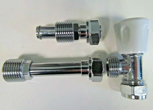 Radiator valve chrome - 1/2",