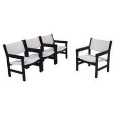 Hans J. Wegner Midcentury Armchairs for GETAMA, Set of four