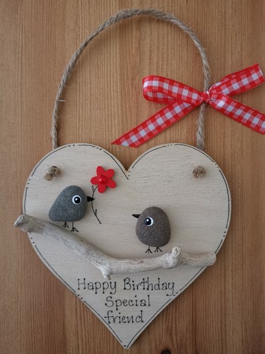 Friend pebble art birthday - pebble,